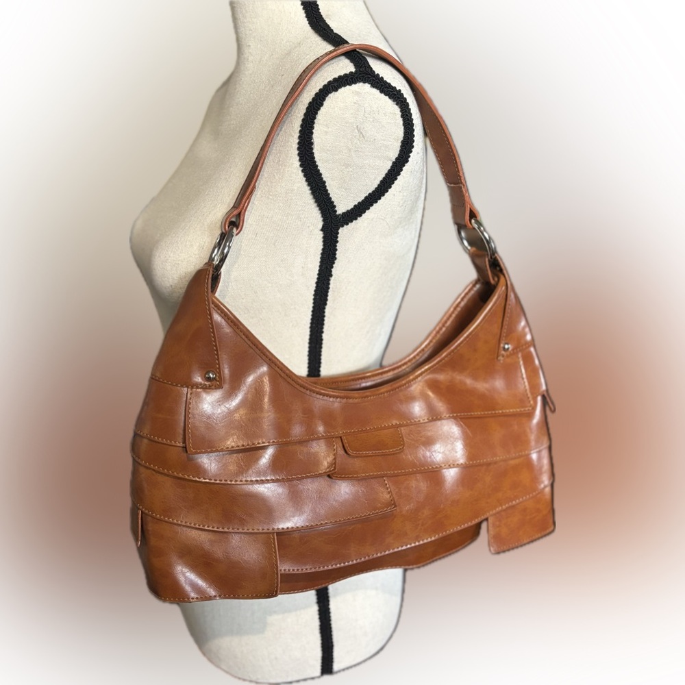 Pleather Shoulder Bag